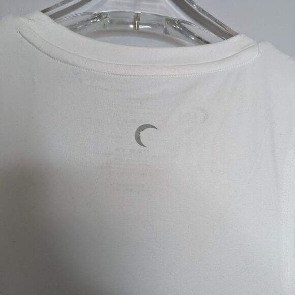 Zyia White Brighter Graphic Print Tank Top Crewneck Sleeveless Size Medium - Picture 5 of 5